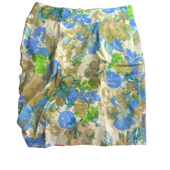 ETCETERA Floral Ruched Pencil Skirt Size 10 - Picture 5 of 8